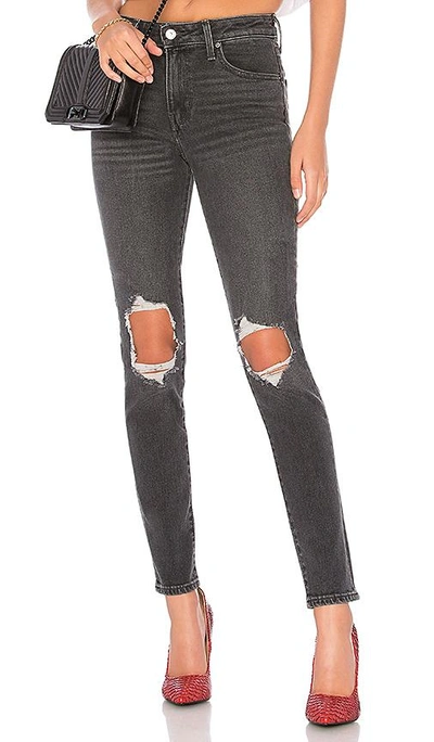 Shop Levi's 721 High Rise Skinny In Rugged Black