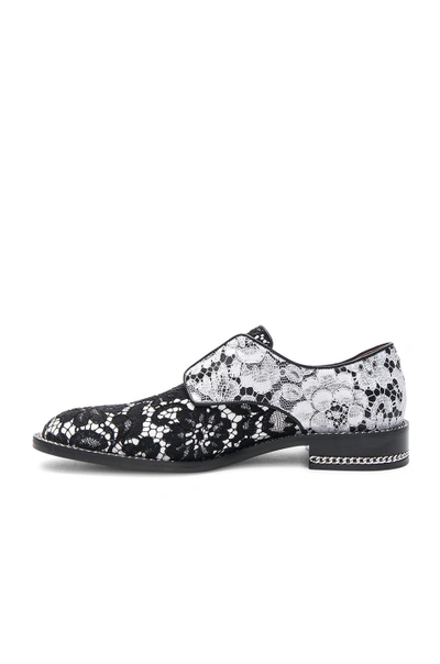 Shop Givenchy Double Chain Lace Derbies In Black