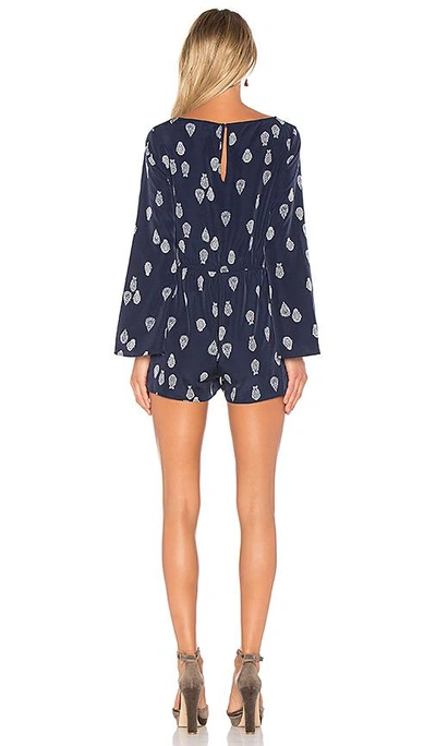 Shop Cupcakes And Cashmere Harley Romper In Navy