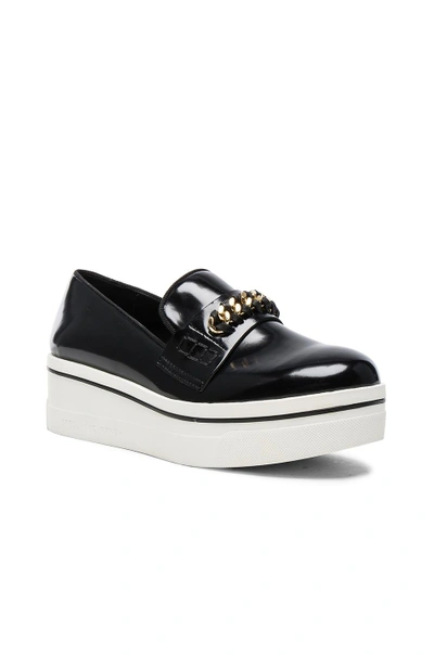 Shop Stella Mccartney Binx Platform Loafers In Black