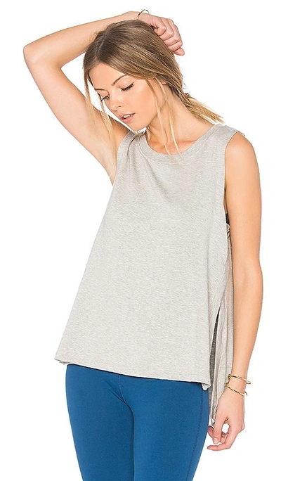 Shop Beyond Yoga High Low Tank In Gray