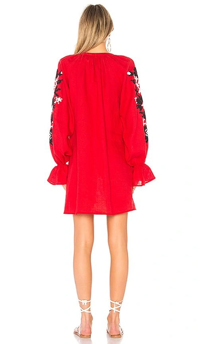 Shop March11 Adele Mini Dress In Red