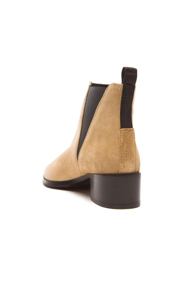 Shop Acne Studios Jensen Suede Booties In Neutrals