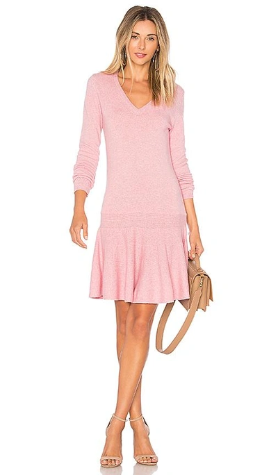 Shop Ganni Mercer Dress In Pink