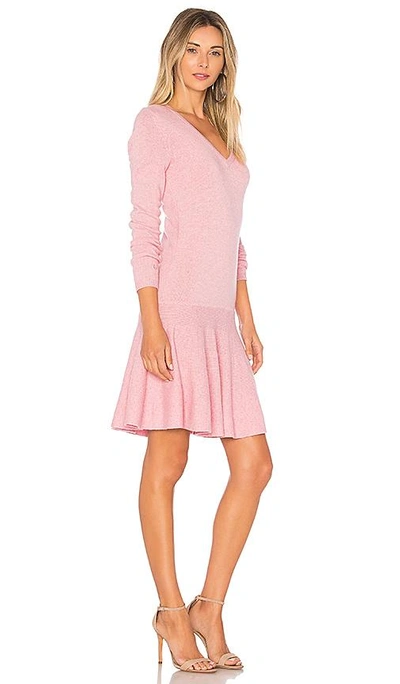Shop Ganni Mercer Dress In Pink