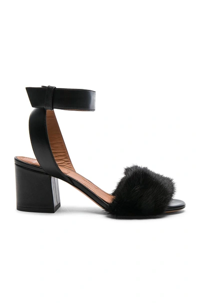 Shop Givenchy Mink Paris Heels In Black