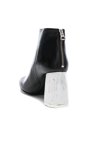 Shop Acne Studios Leather Claudine Booties In Black