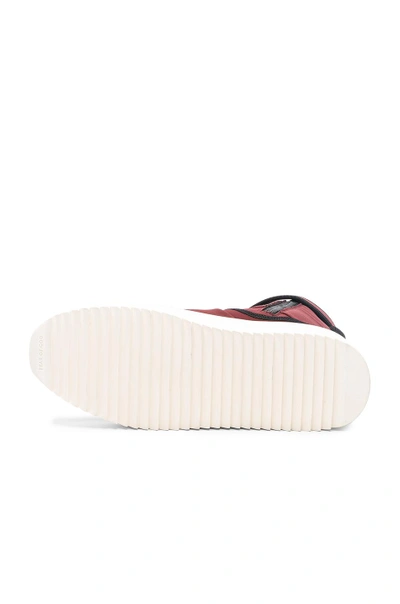 Shop Fear Of God Nylon Military Sneakers In Red