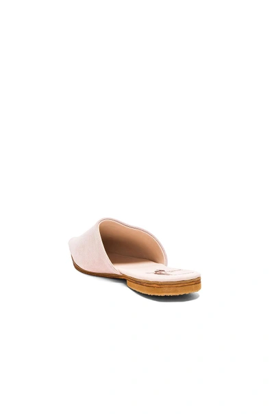 Shop Brother Vellies Suede Sister Mules In Pink