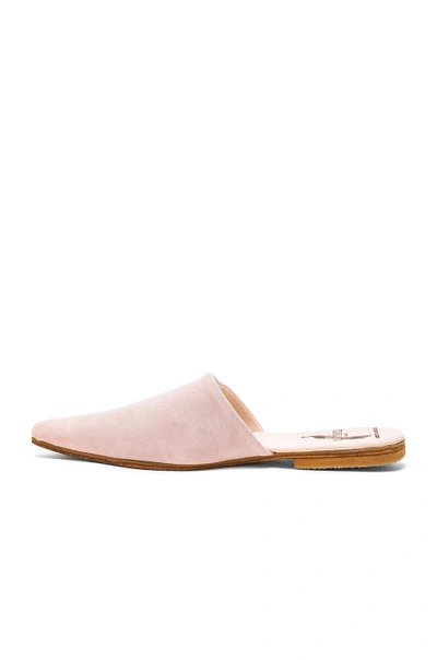Shop Brother Vellies Suede Sister Mules In Pink