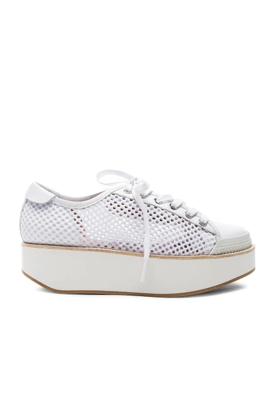 Shop Flamingos Mesh Tatum Sneakers In White