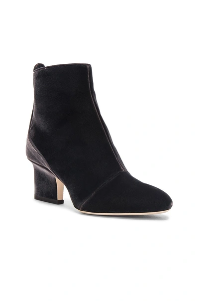Shop Jimmy Choo Autumn 65 Vevlet Boots In Gray