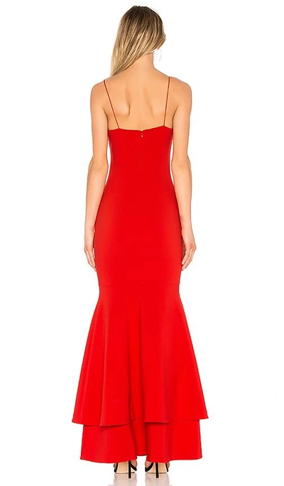 Shop Likely Aurora Gown In Scarlet