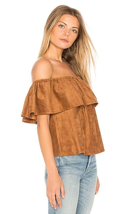 Shop Cupcakes And Cashmere Jennings Top In Brown