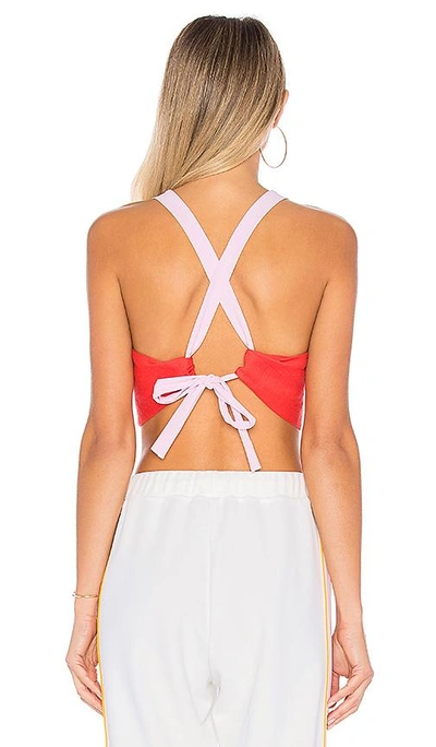 Shop Flagpole Kate Crop Top In Red