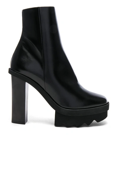 Shop Stella Mccartney Platform Ankle Boots In Black