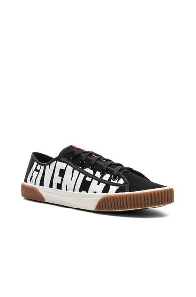 Shop Givenchy Printed Boxing Sneakers In Black