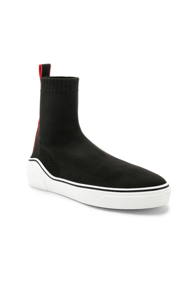 Shop Givenchy George V Mid Sock Sneakers In Black