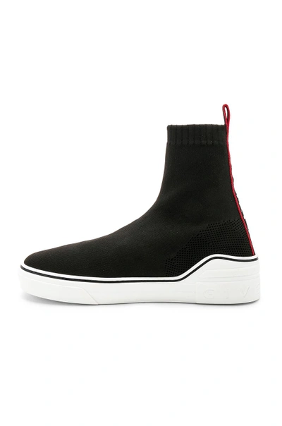 Shop Givenchy George V Mid Sock Sneakers In Black