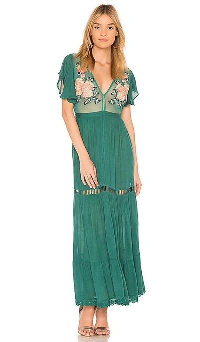 Shop Cleobella Amery Maxi Dress In Green