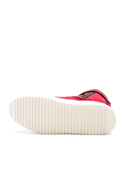 Shop Fear Of God Neoprene Military Sneakers In Red