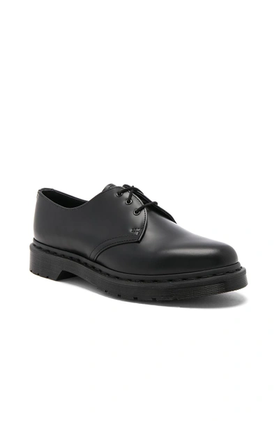 Shop Dr. Martens' 1461 3 Eye Gibson In Black Mono