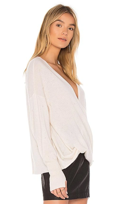 Shop Wildfox Pearl Pullover In Ivory
