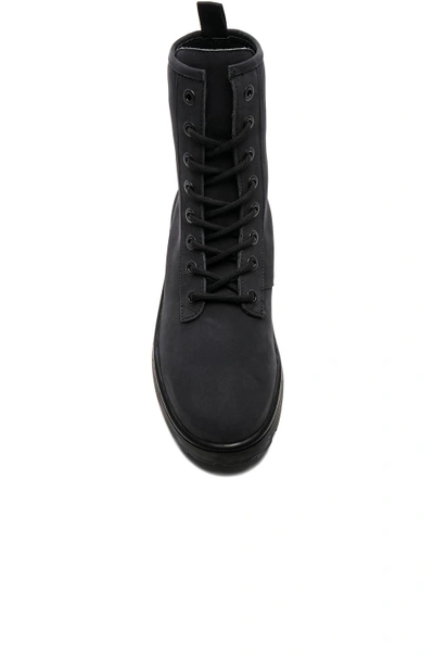 Shop Yeezy Season 5 Nubuck Military Boot In In Black