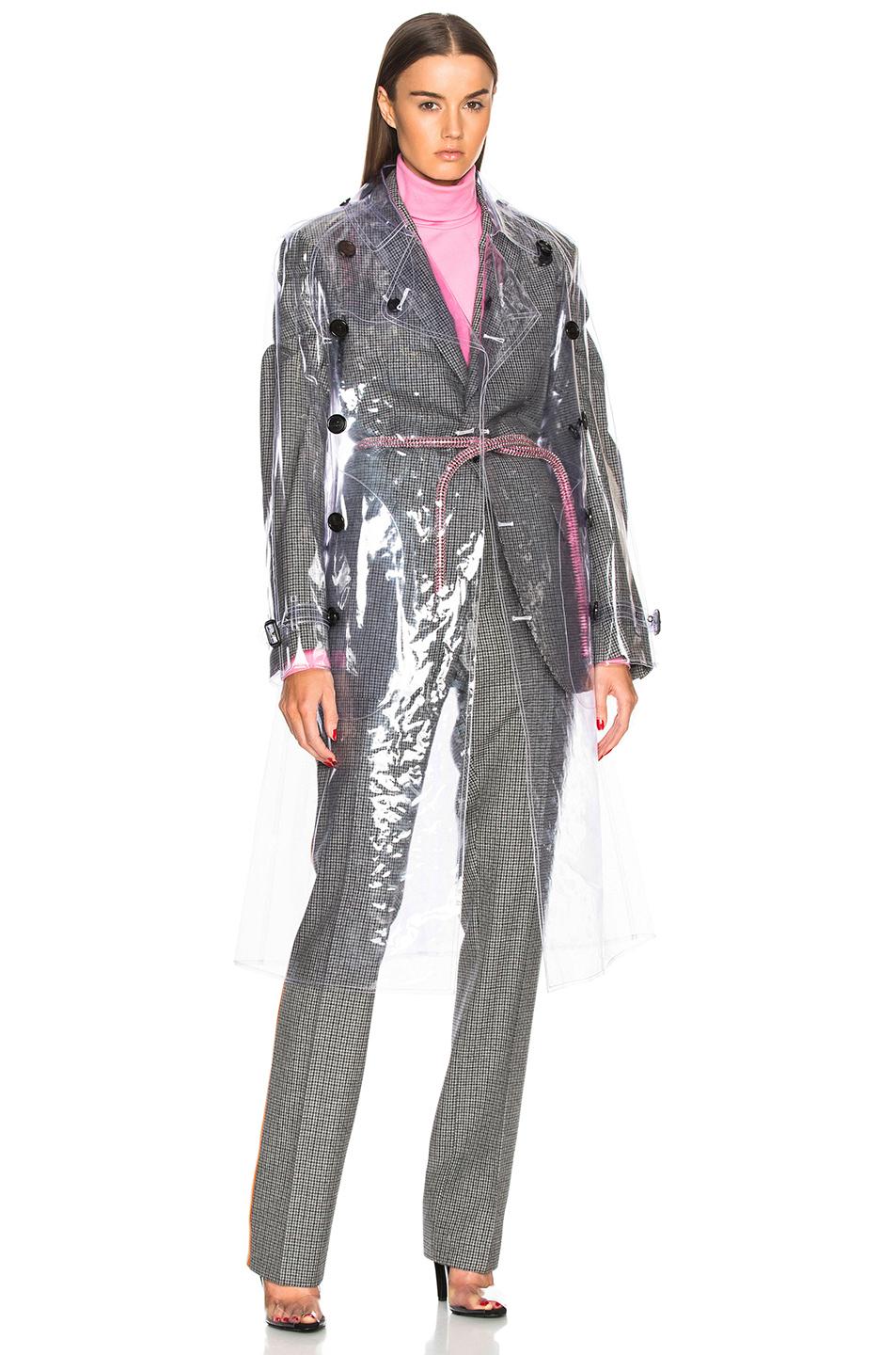 burberry pvc trench coat