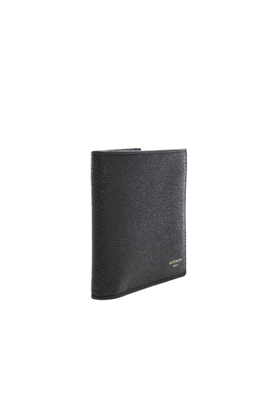 Shop Givenchy Leather Billfold Wallet In Black