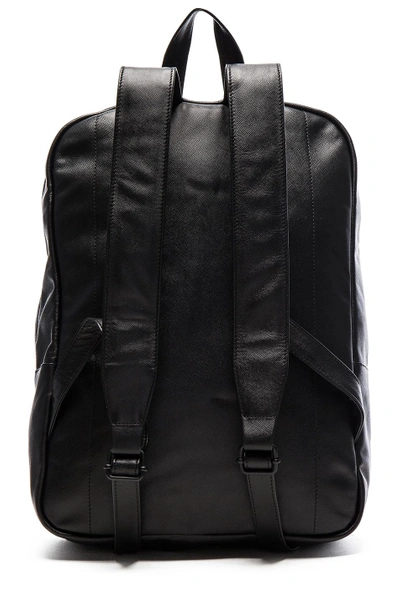 Shop Common Projects Leather Backpack In Black