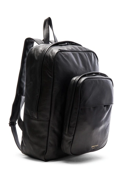 Shop Common Projects Leather Backpack In Black