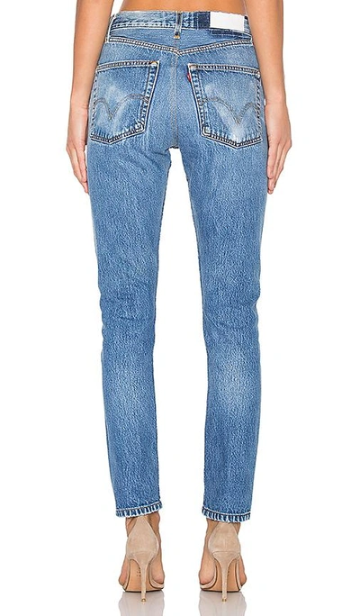 Shop Re/done Levis High Rise In Indigo