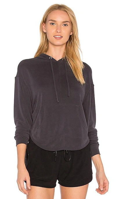 Shop Free People X Fp Movement Back Into It Hoodie In Black