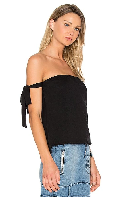 Shop Rta Josephine Off Shoulder Top In Black