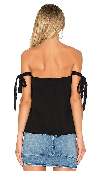 Shop Rta Josephine Off Shoulder Top In Black