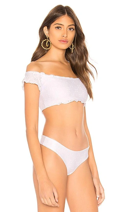 Shop Kaohs Zoey Bikini Top In White