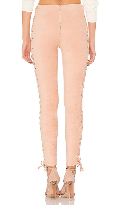 Shop Lovers & Friends X Revolve Laced And Lovely Legging In Blush