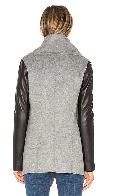 Shop Mackage Vane Coat In Light Grey