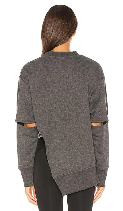 Shop Ivy Park Slant Sweatshirt In Black
