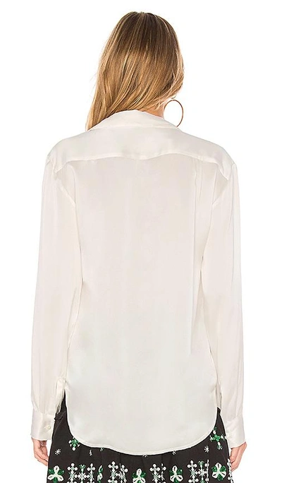 Shop Flannel Australia Essential Collar Shirt In White