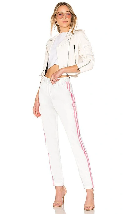 Shop Lovers & Friends Tailored Track Trouser In White