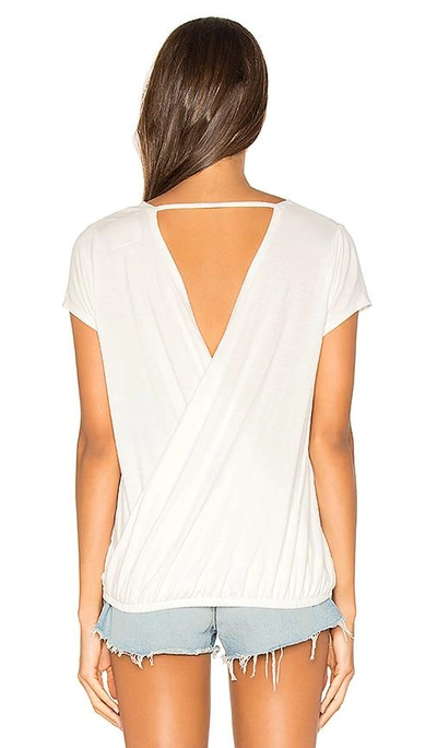 Shop Chaser Cool Jersey Surplice Tee In White