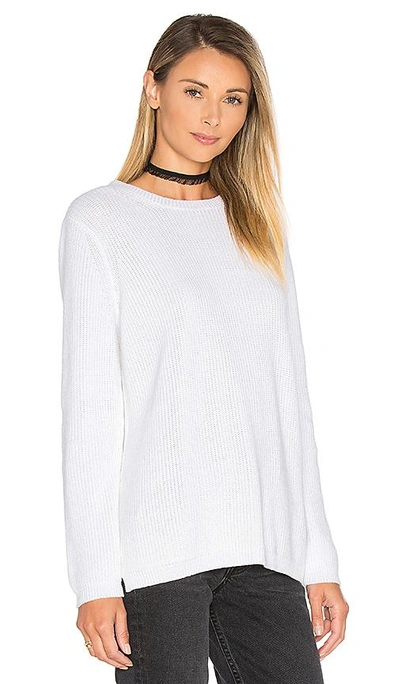 Shop 525 America Emma Sweater In Bleach White
