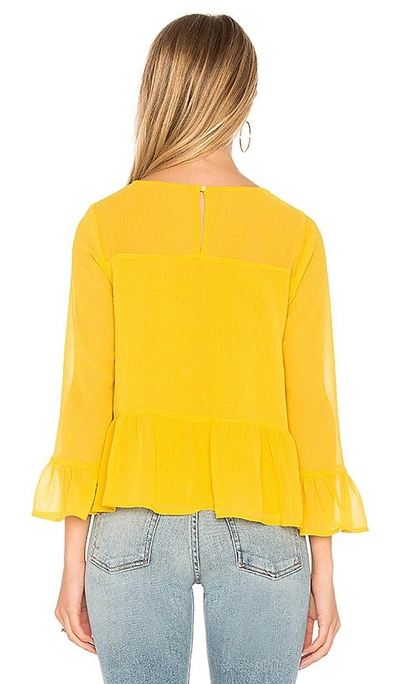 Shop Cupcakes And Cashmere Katlyn Top In Yellow