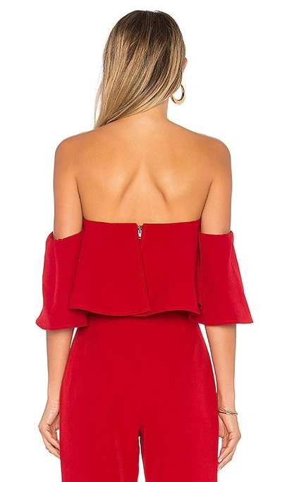 Shop Privacy Please Court Top In Deep Red