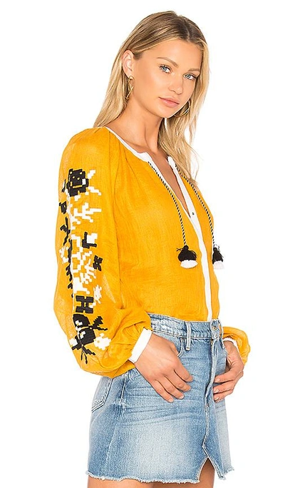 Shop March11 Adele Top In Yellow