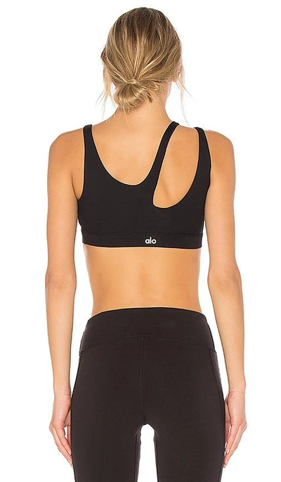 Alo Yoga Peak Cut-out Stretch-woven Top In Black | ModeSens