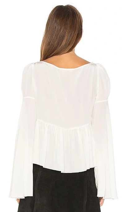 Shop Stone Cold Fox Newman Blouse In Ivory