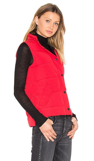 Shop Canada Goose Freestyle Vest In Red